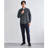 デニムライクスイスカラーシャツ | ikka  | 詳細画像17 