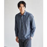 デニムライクスイスカラーシャツ | ikka  | 詳細画像1 