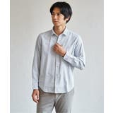 デニムライクスイスカラーシャツ | ikka  | 詳細画像5 