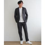 【セットアップ対応】メッシュチェックイージーパンツ | ikka  | 詳細画像3 