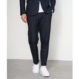 ネイビーブルー | 【セットアップ対応】GOKU楽ワークハニカムデニムパンツ | ikka 