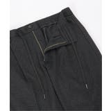 【セットアップ対応】BLKウールミックスジャージパンツ | ikka  | 詳細画像10 