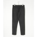 【セットアップ対応】BLKウールミックスジャージパンツ | ikka  | 詳細画像2 