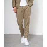 ベージュ | 【セットアップ対応】GOKU楽 ワークスエードライクパンツ | ikka 