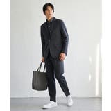 【セットアップ対応】BLKバーズアイカノコパンツ | ikka  | 詳細画像4 