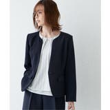 ウォッシャブルキーネックジャケット | ikka  | 詳細画像3 