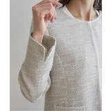 【フォーマル対応】カットツイードジャケット | ikka  | 詳細画像9 