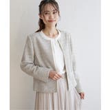 【フォーマル対応】カットツイードジャケット | ikka  | 詳細画像1 