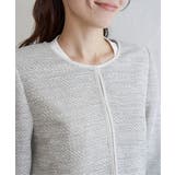 【フォーマル対応】カットツイードジャケット | ikka  | 詳細画像7 