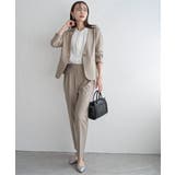 【洗濯機で洗える／セットアップ対応】GOKU楽カットソーノーカラージャケット | ikka  | 詳細画像9 