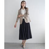 【洗濯機で洗える／セットアップ対応】GOKU楽カットソーノーカラージャケット | ikka  | 詳細画像12 