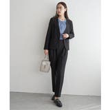 【洗濯機で洗える／セットアップ対応】GOKU楽カットソーノーカラージャケット | ikka  | 詳細画像16 