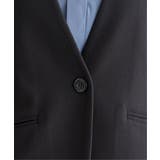 【洗濯機で洗える／セットアップ対応】GOKU楽カットソーノーカラージャケット | ikka  | 詳細画像21 