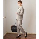 【洗濯機で洗える／セットアップ対応】GOKU楽カットソーノーカラージャケット | ikka  | 詳細画像4 