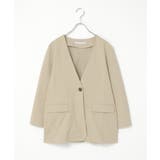 【セットアップ対応】GOKU楽ワークノーカラージャケット | ikka  | 詳細画像21 