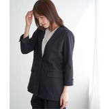 【セットアップ対応】GOKU楽ワークノーカラージャケット | ikka  | 詳細画像2 