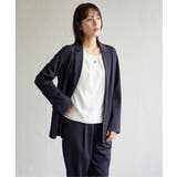ネイビーブルー | 【セットアップ対応】GOKU楽ワークテーラージャケット | ikka 