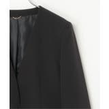 【洗濯機で洗える／セットアップ対応】ウォッシャブルVネックジャケット | ikka  | 詳細画像21 