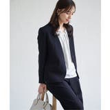 【洗濯機で洗える／セットアップ対応】ウォッシャブルVネックジャケット | ikka  | 詳細画像5 