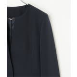 【洗濯機で洗える／セットアップ対応】ウォッシャブルキーネックジャケット | ikka  | 詳細画像21 