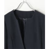 【洗濯機で洗える／セットアップ対応】ウォッシャブルキーネックジャケット | ikka  | 詳細画像25 