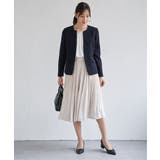 【洗濯機で洗える／セットアップ対応】ウォッシャブルキーネックジャケット | ikka  | 詳細画像4 