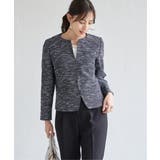 【フォーマル対応】ファンシーツイードジャケット | ikka  | 詳細画像15 