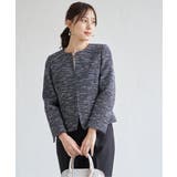 【フォーマル対応】ファンシーツイードジャケット | ikka  | 詳細画像16 