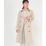 ベージュ | ロングトレンチコート | ikka 