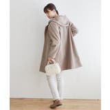 ウールライクフード取り外しコート | ikka  | 詳細画像13 