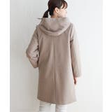 ウールライクフード取り外しコート | ikka  | 詳細画像17 