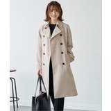 撥水ロングトレンチコート | ikka  | 詳細画像1 