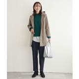 ウールライクストレッチフードコート | ikka  | 詳細画像9 