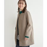 ウールライクストレッチフードコート | ikka  | 詳細画像11 