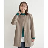 ウールライクストレッチフードコート | ikka  | 詳細画像12 