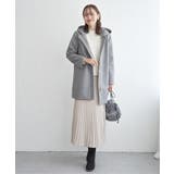 ウールライクストレッチフードコート | ikka  | 詳細画像15 