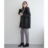 ウールライクストレッチフードコート | ikka  | 詳細画像20 