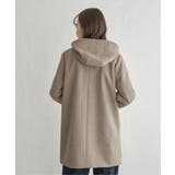 ウールライクストレッチフードコート | ikka  | 詳細画像23 