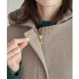 ウールライクストレッチフードコート | ikka  | 詳細画像28 