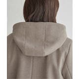 ウールライクストレッチフードコート | ikka  | 詳細画像29 