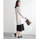 ダンボールニットノーカラーコート | ikka  | 詳細画像12 