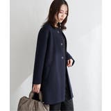 ダンボールニットノーカラーコート | ikka  | 詳細画像19 