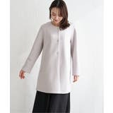 ダンボールニットノーカラーコート | ikka  | 詳細画像24 