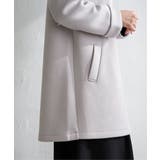 ダンボールニットノーカラーコート | ikka  | 詳細画像29 