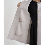 ダンボールニットノーカラーコート | ikka  | 詳細画像30 