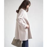 ダンボールニットノーカラーコート | ikka  | 詳細画像10 