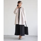 ダンボールニットノーカラーコート | ikka  | 詳細画像11 