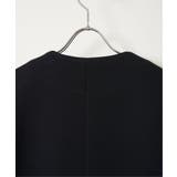 ダンボールニットノーカラーコート | ikka  | 詳細画像21 