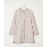 ダンボールニットノーカラーコート | ikka  | 詳細画像25 