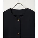 ダンボールニットノーカラーコート | ikka  | 詳細画像32 